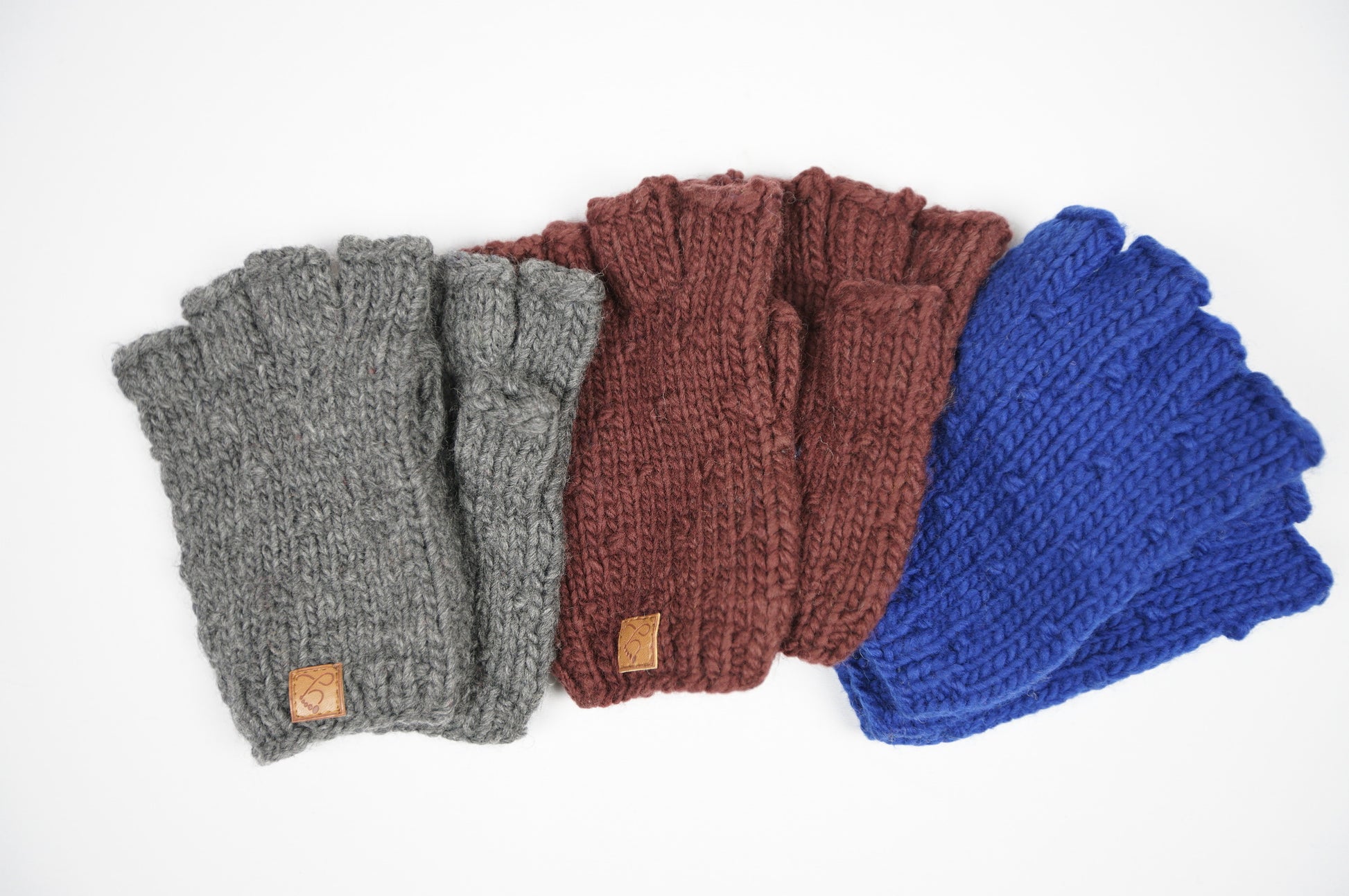 Merino Wool Fingerless Gloves