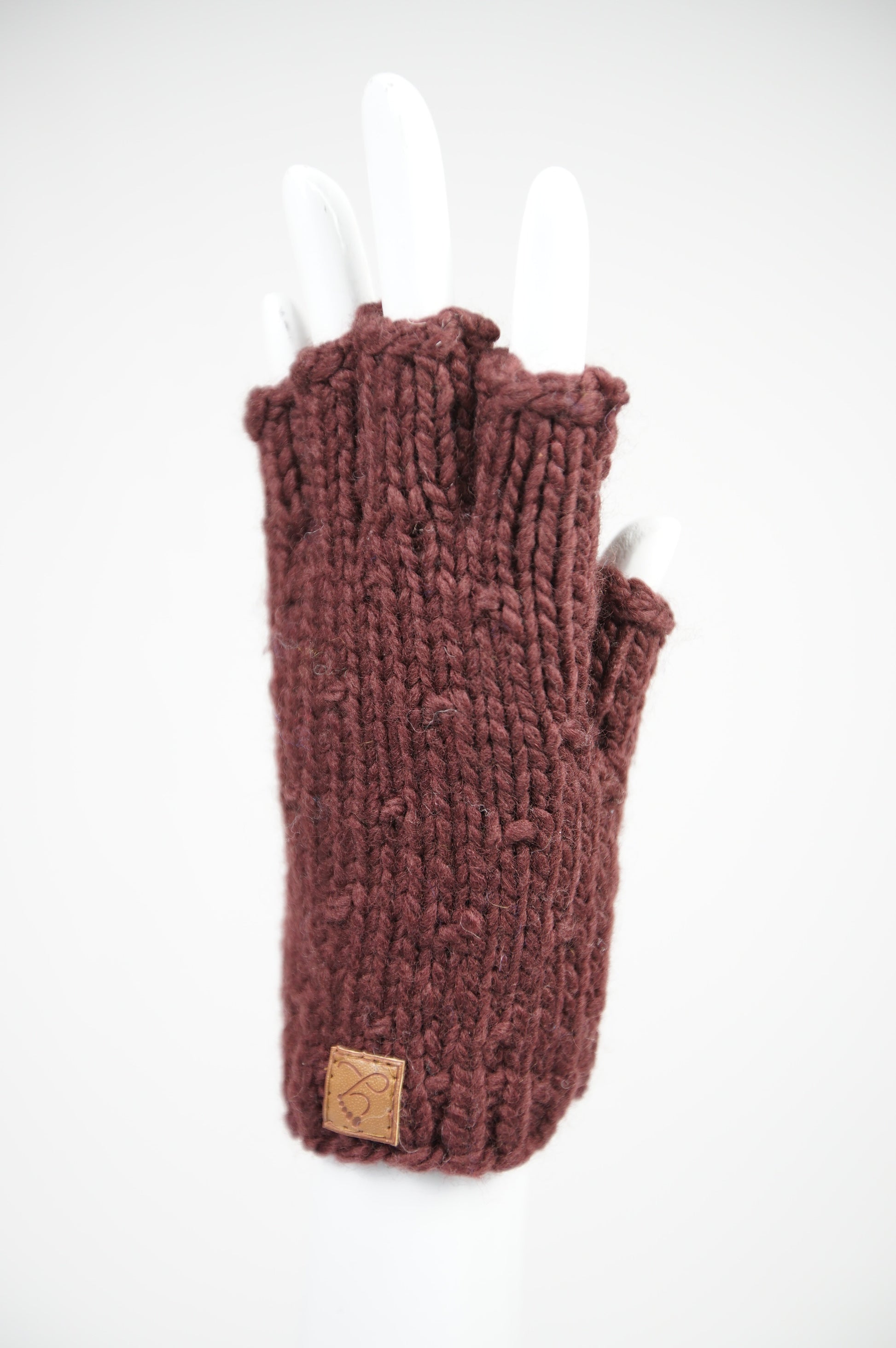 Merino Wool Fingerless Gloves