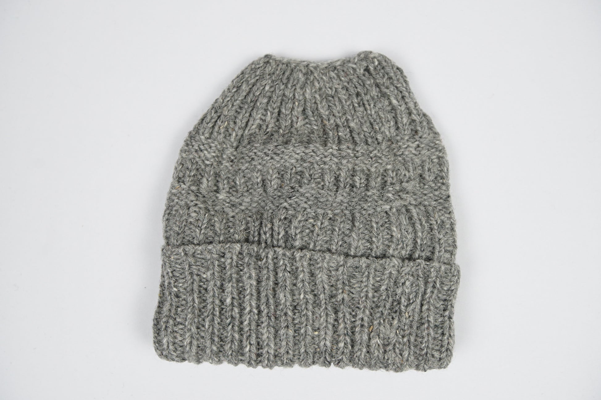 Wool Ponytail Beanie