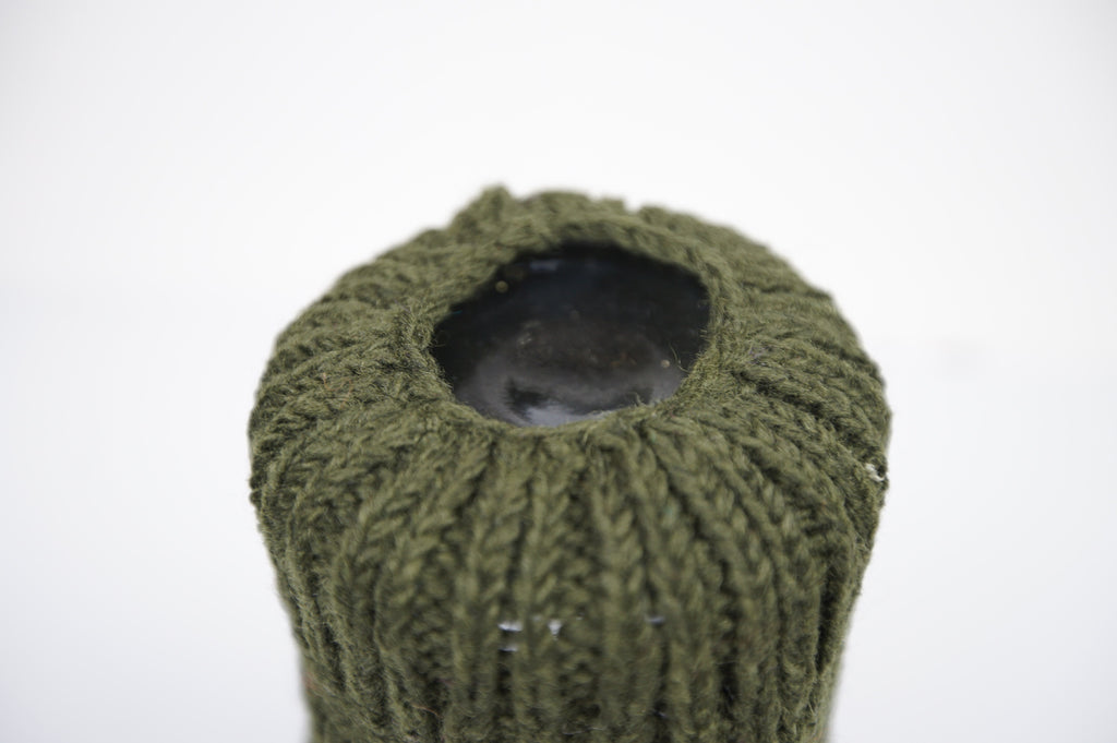 Wool Ponytail Beanie