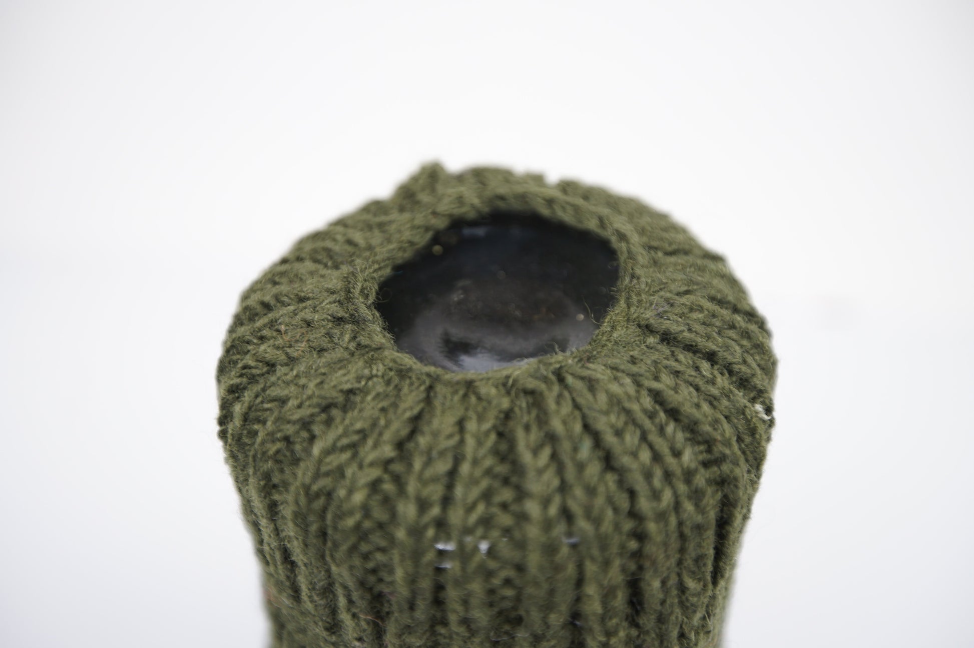 Wool Ponytail Beanie