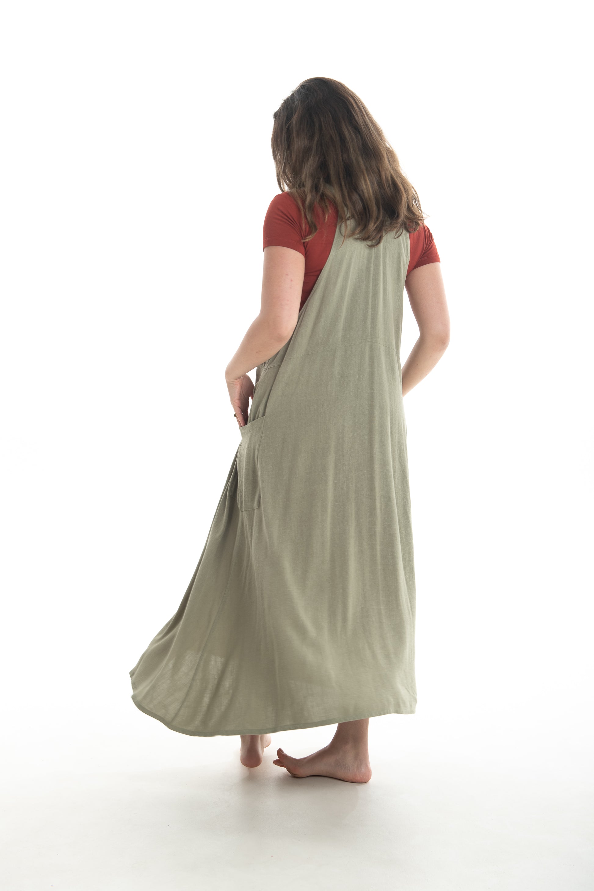Linen Sammy Dress Overalls