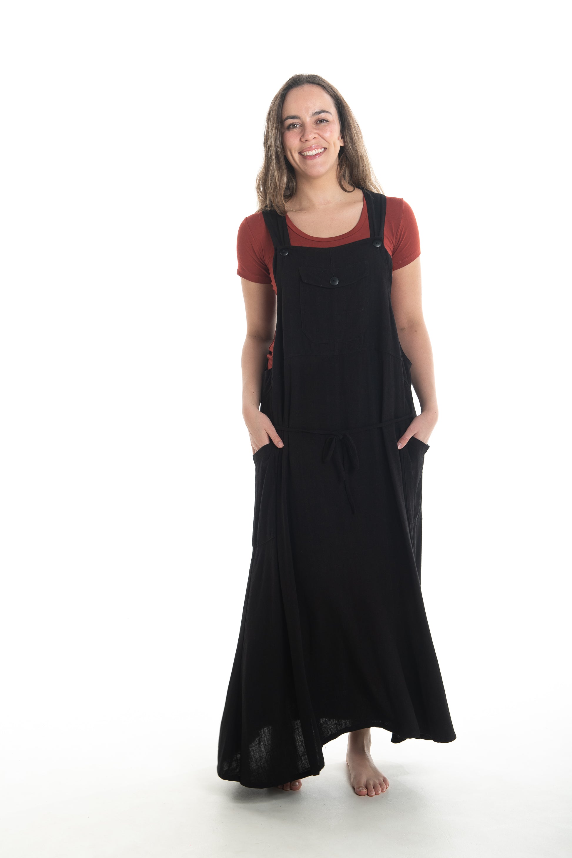 Linen Sammy Dress Overalls