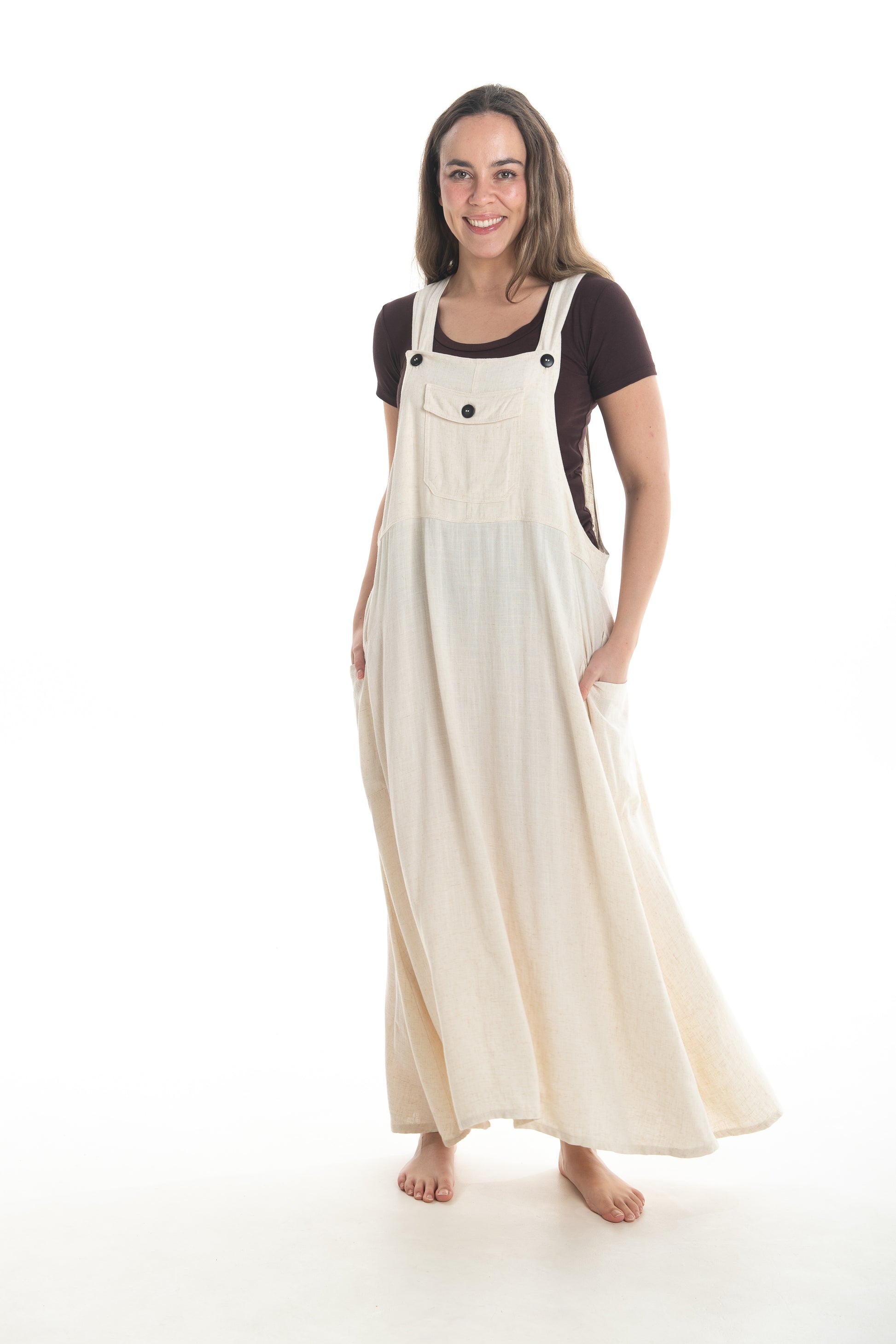 Linen Sammy Dress Overalls