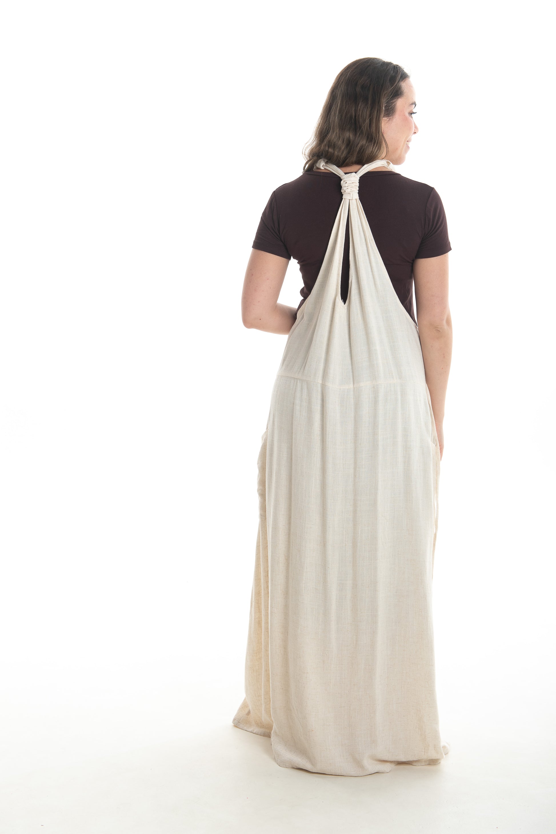 Linen Moggie Dress Overalls
