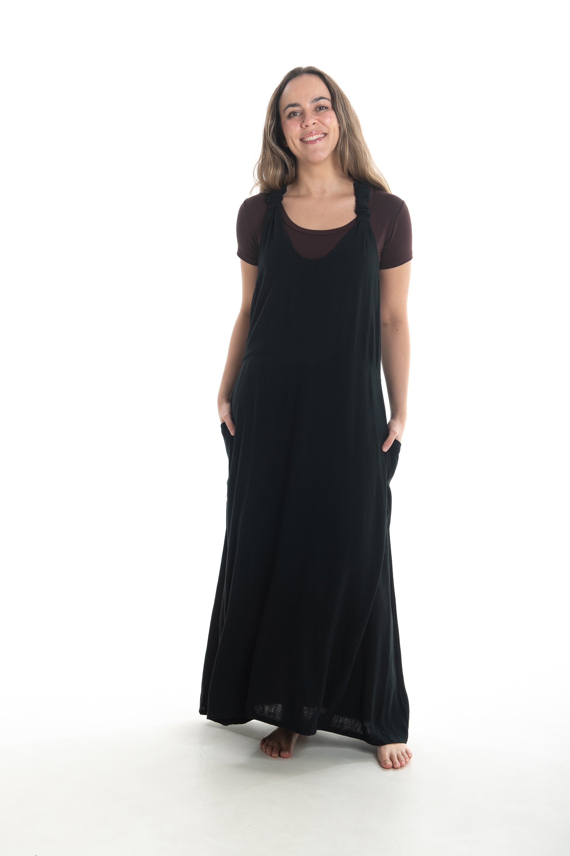 Linen Moggie Dress Overalls