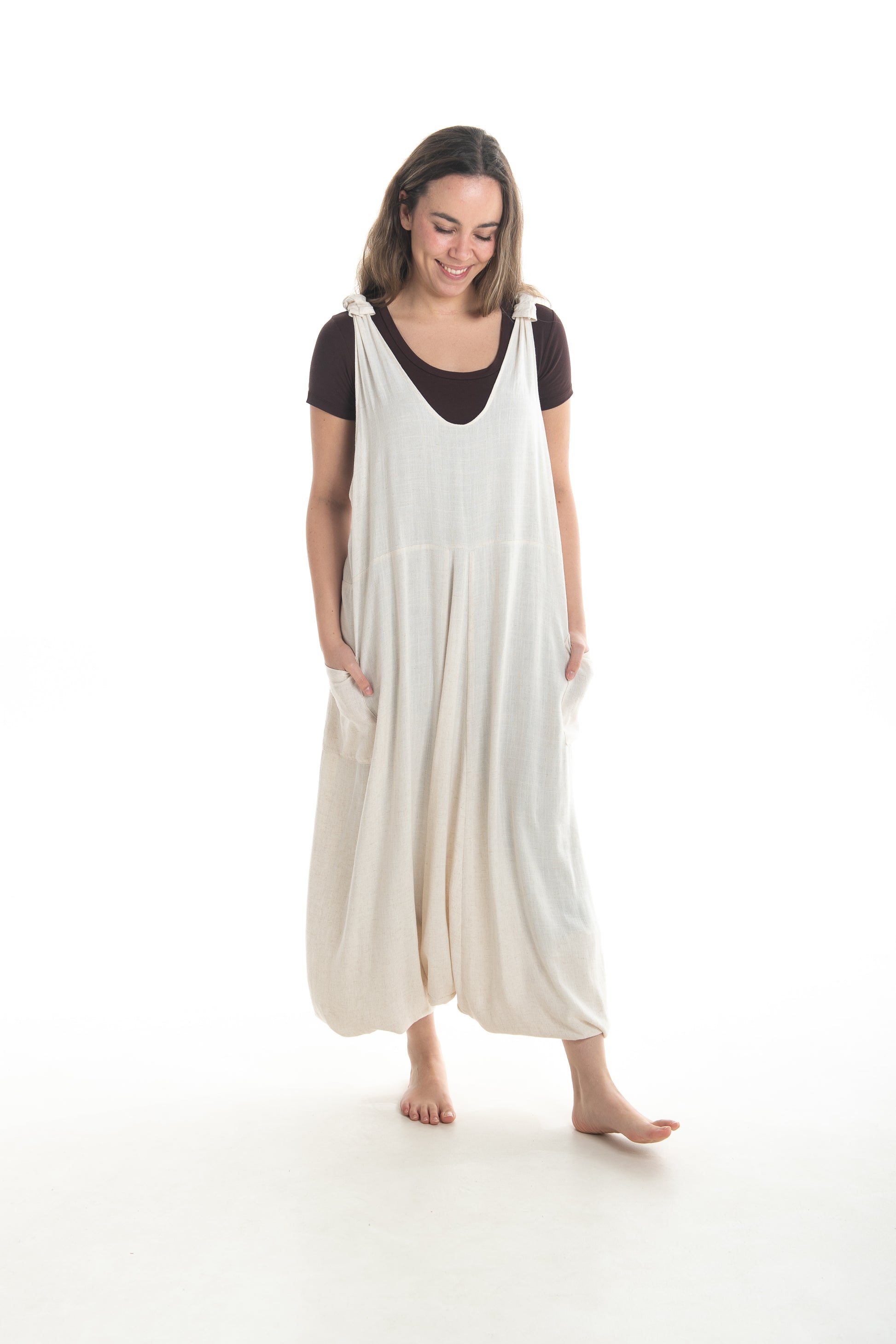 Linen Moggie Overalls