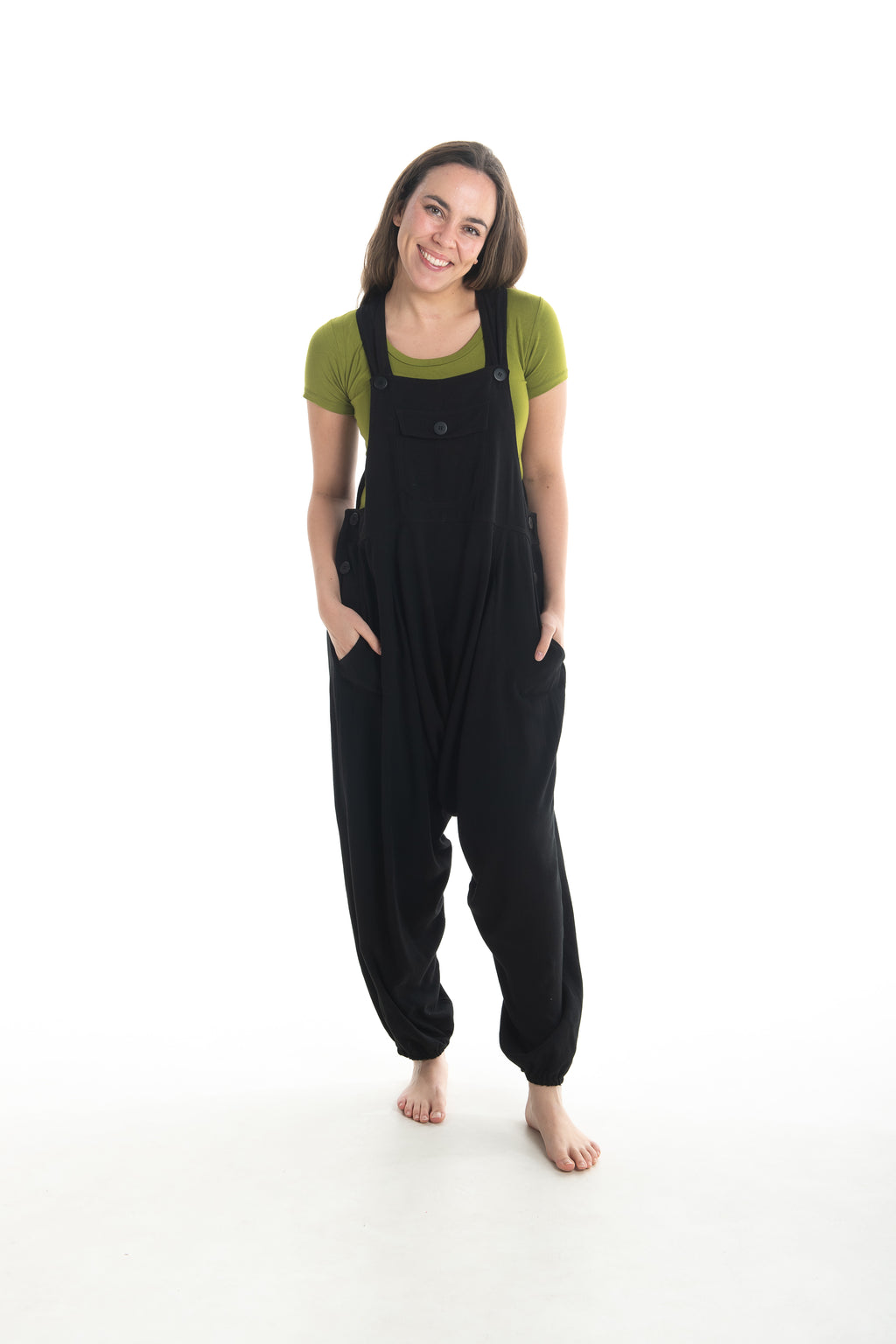 Linen Sammy Overalls - Ethically Made