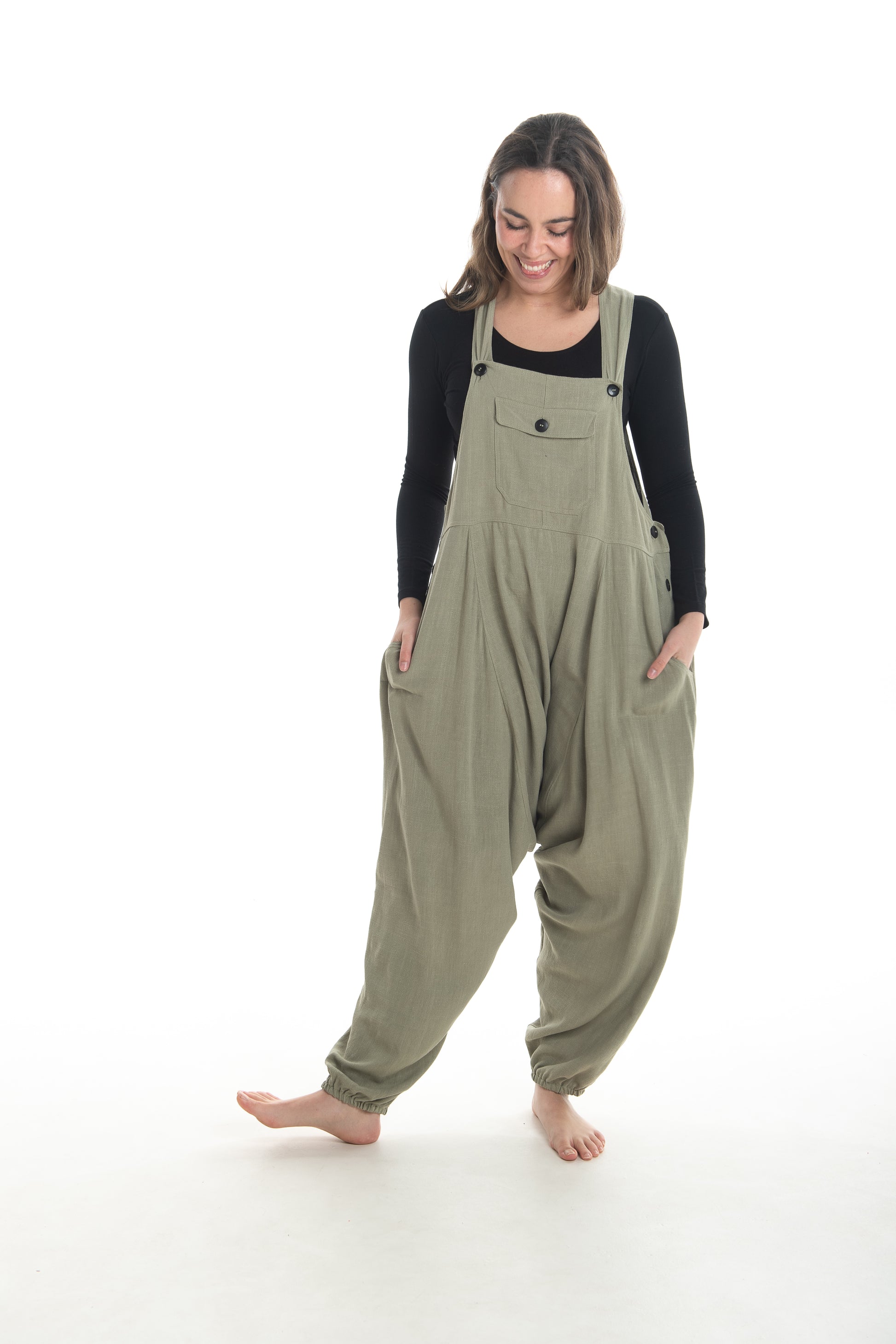 Linen Sammy Overalls