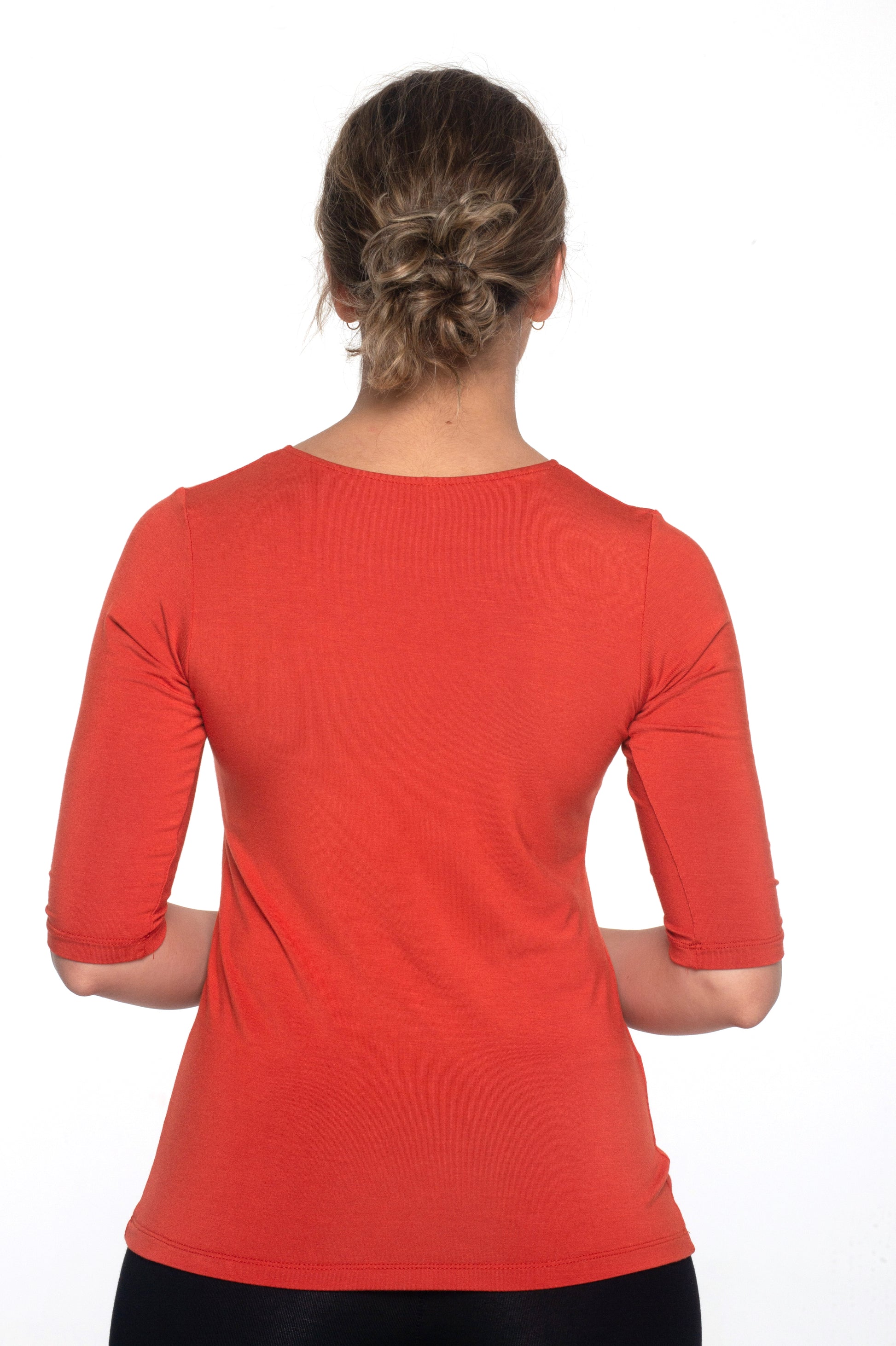 Essentials Stretchy Range 3/4 Sleeve Top