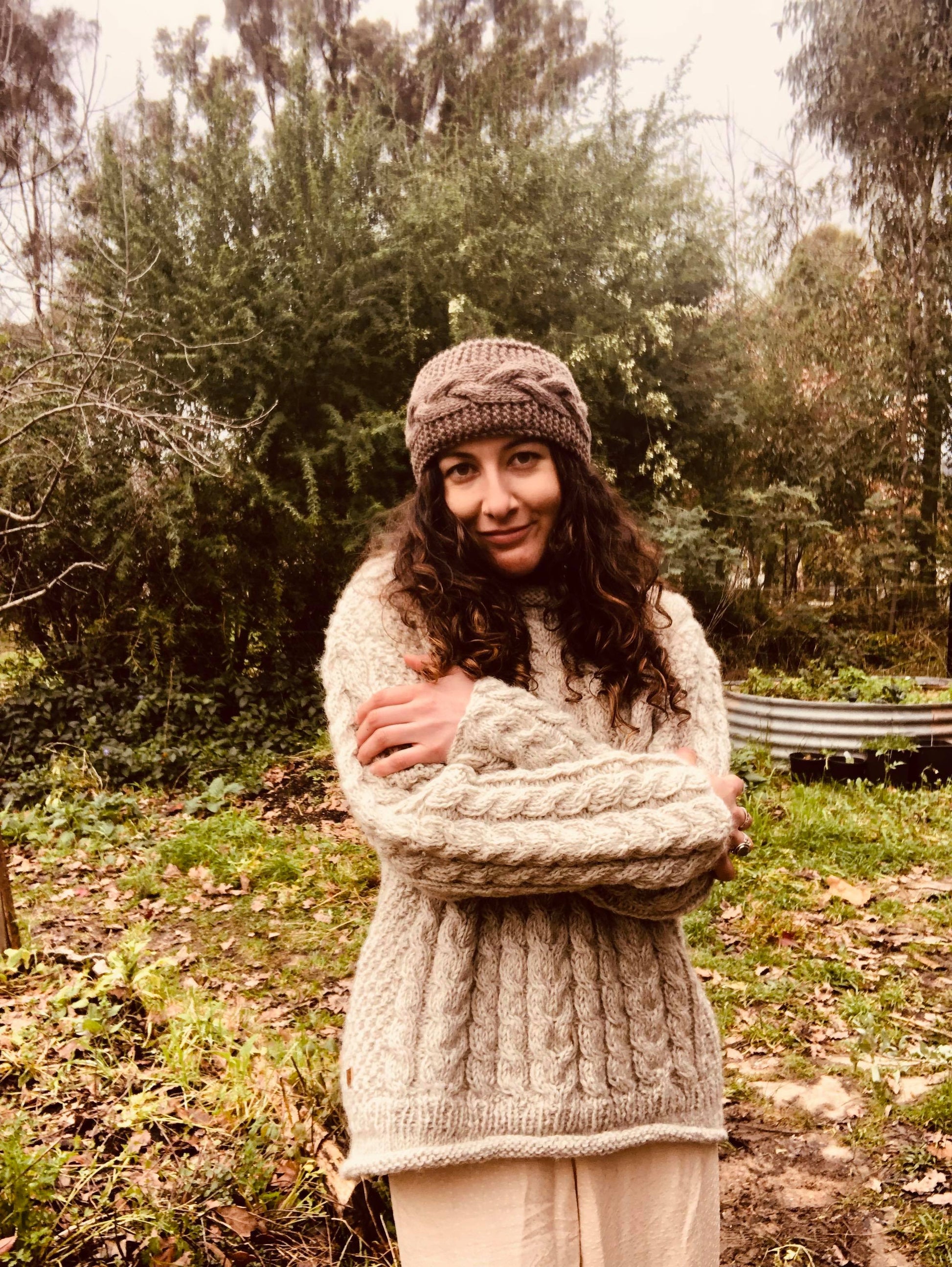 Cable Roll Neck Jumper