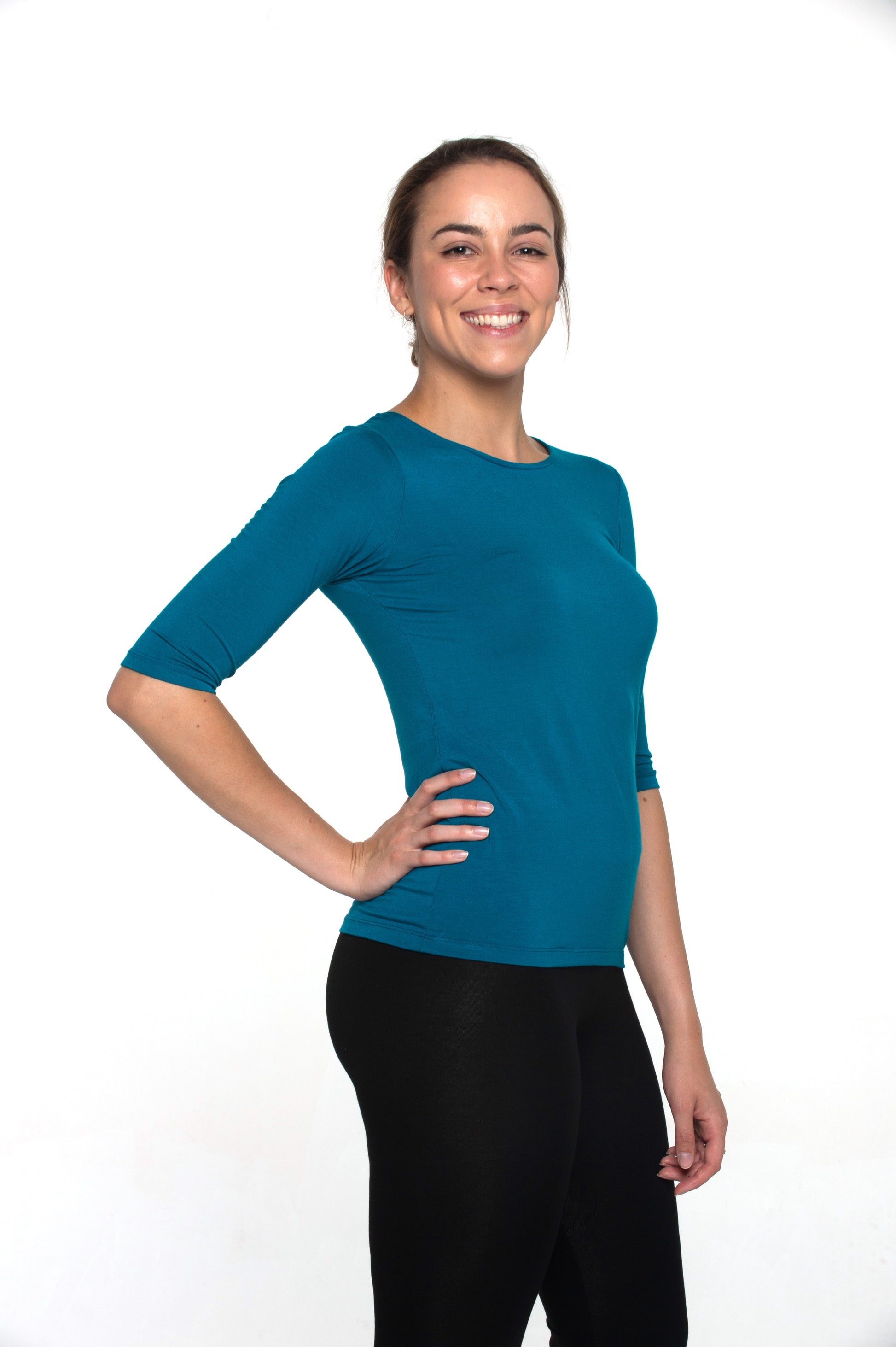 Essentials Stretchy Range 3/4 Sleeve Top