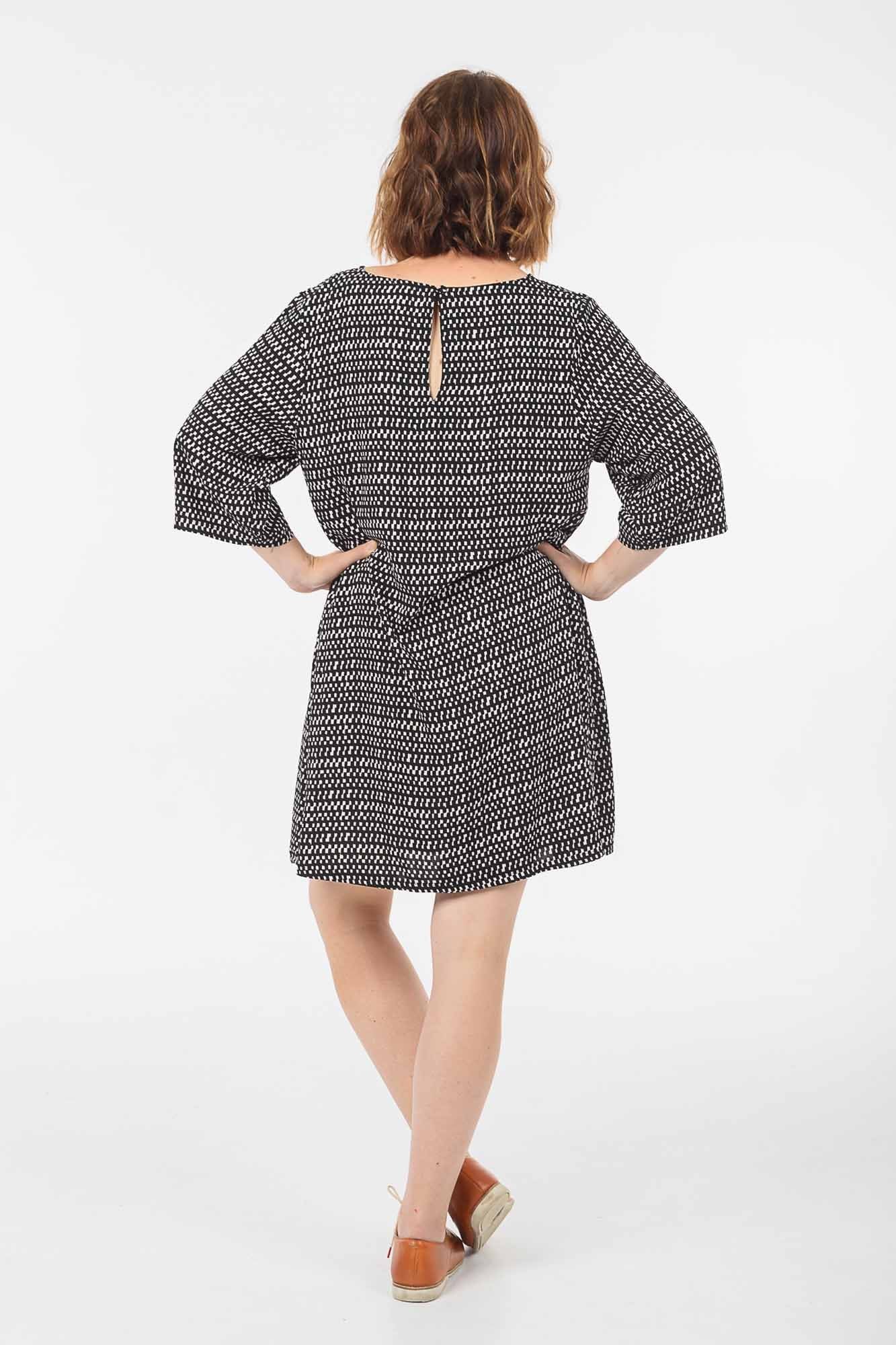 Black and White Check Sammy Dress