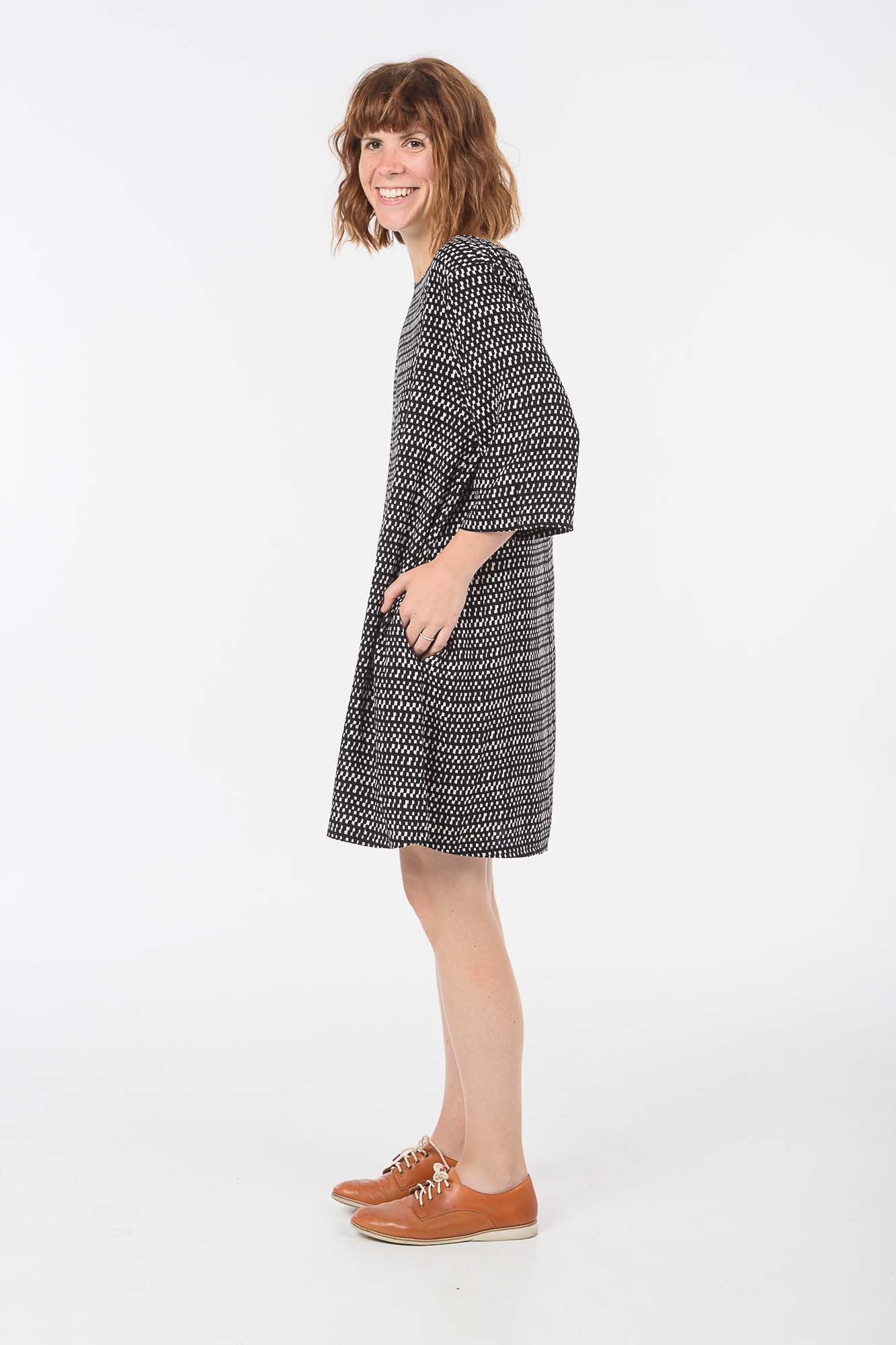 Black and White Check Sammy Dress