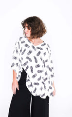 pineapple butterfly top
