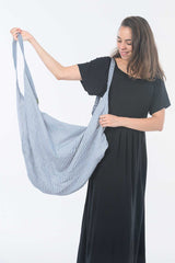 Cotton Stripes Broken Robot Bag
