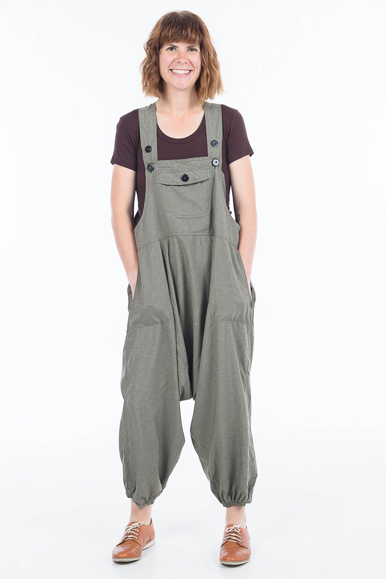 Green Denim Sammy Overalls