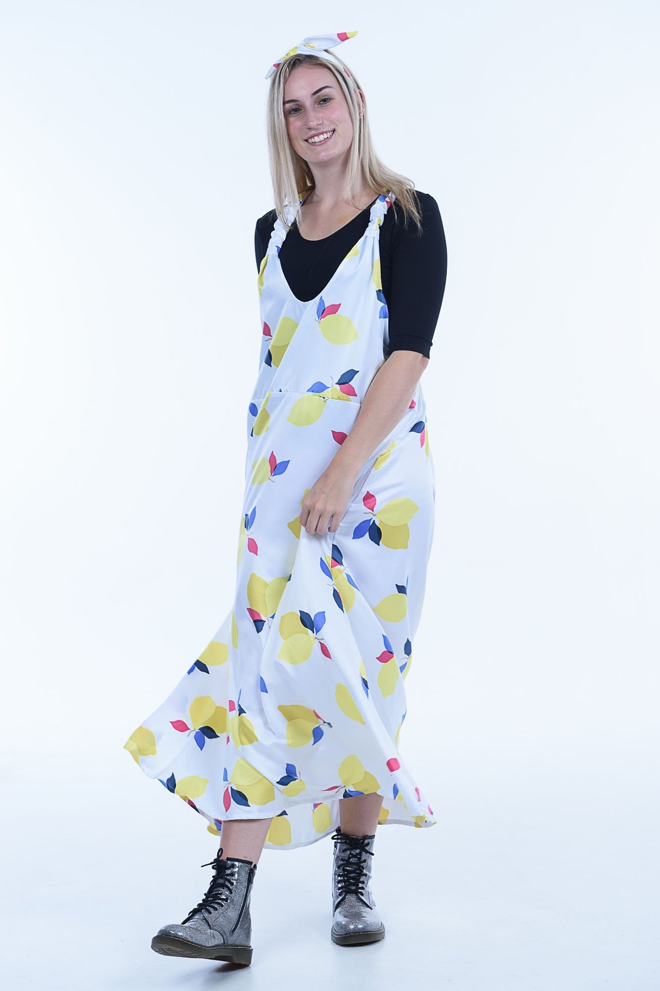 Lemons Moggie Overall Dress