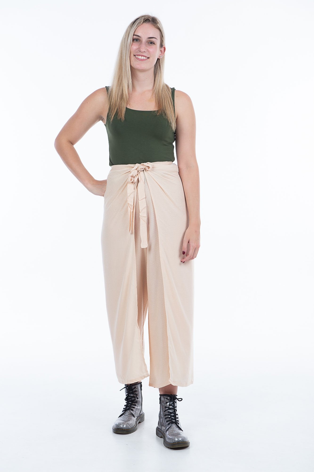 Nude Tex Wrap Pants