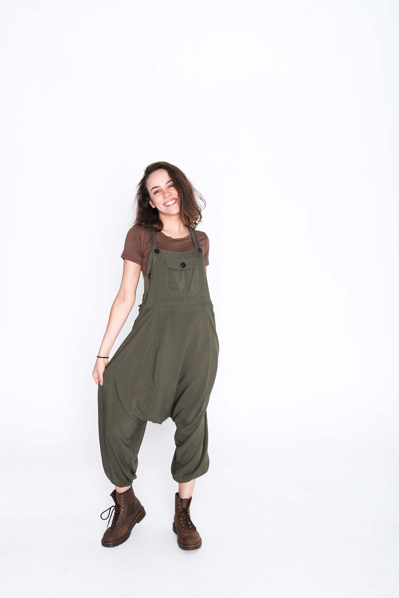 Army Green  Sammy Overalls