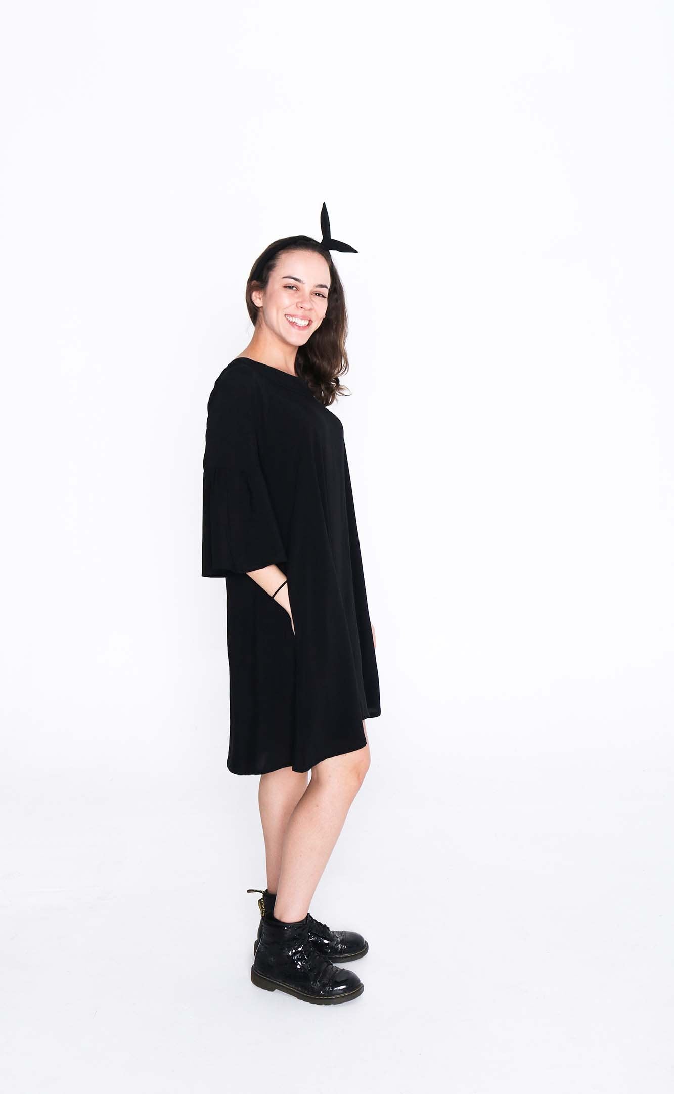 Black Susie Dress - Side