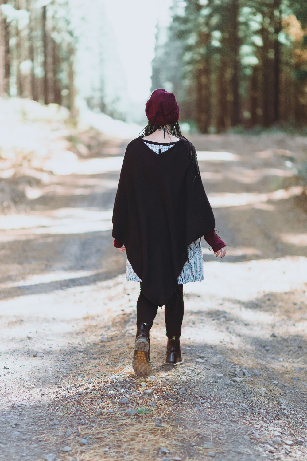 V Neck Poncho