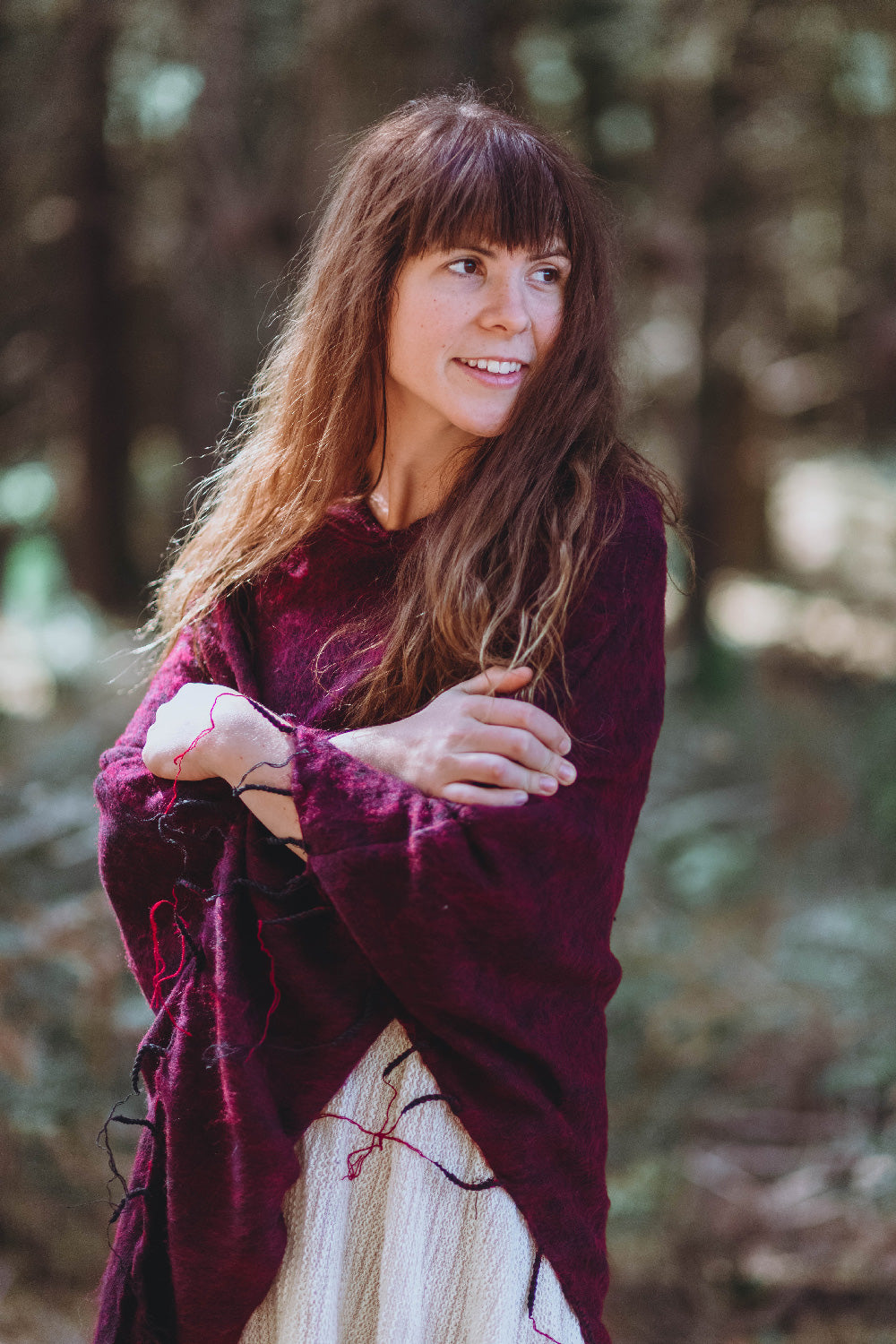 V Neck Poncho