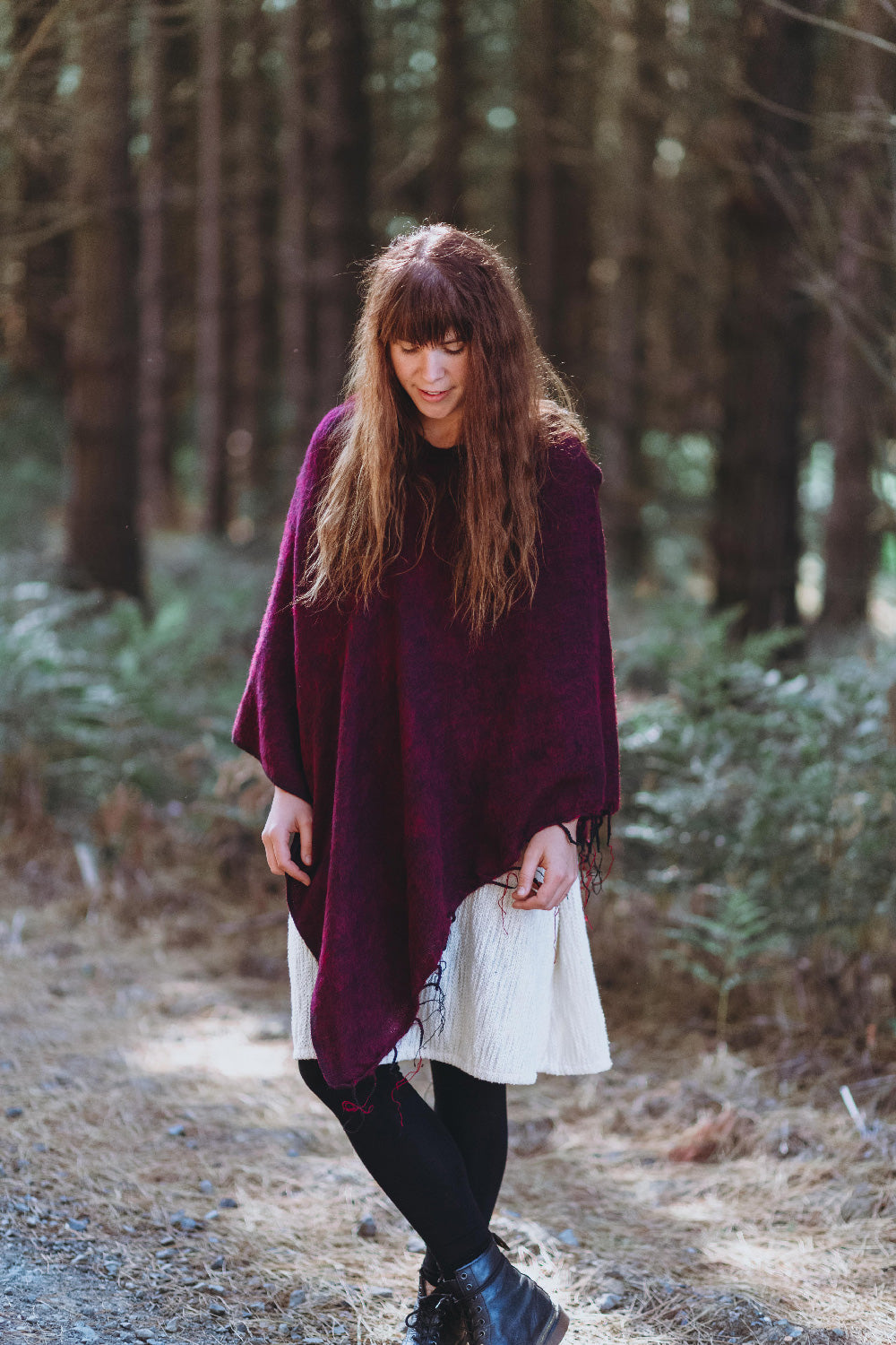 V Neck Poncho