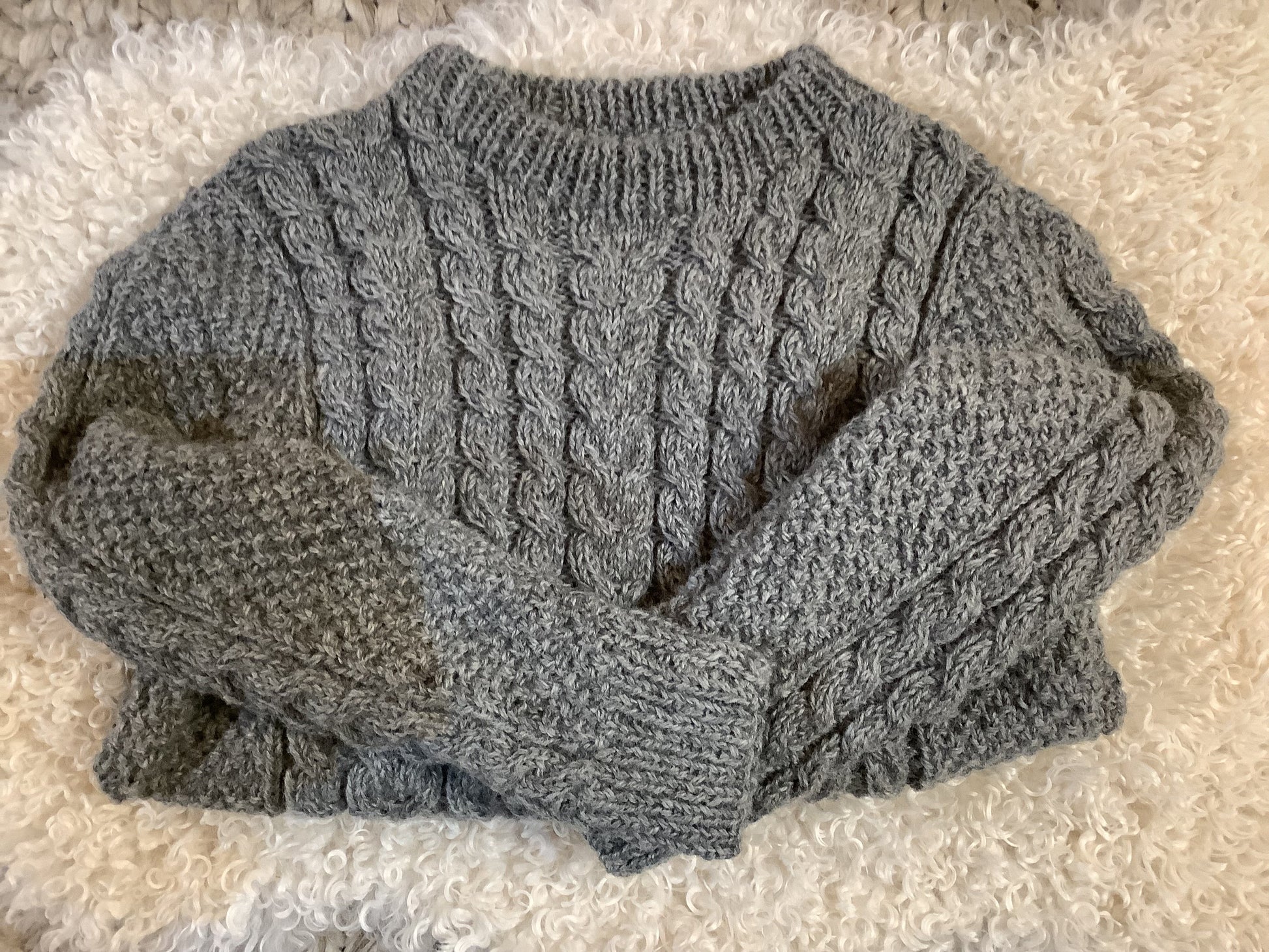 Cable Roll Neck Jumper