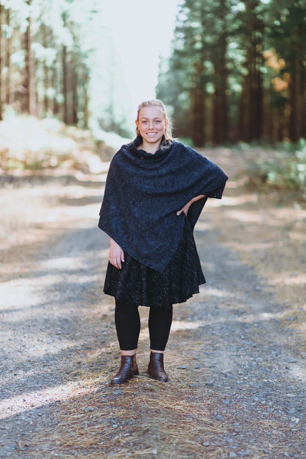 Roll Neck Poncho