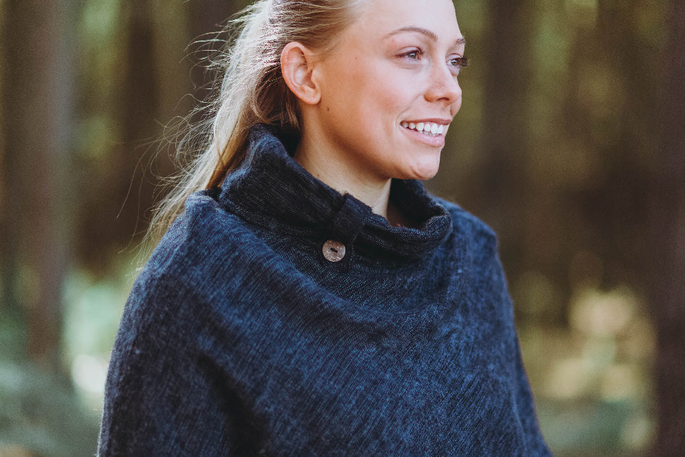 Roll Neck Poncho