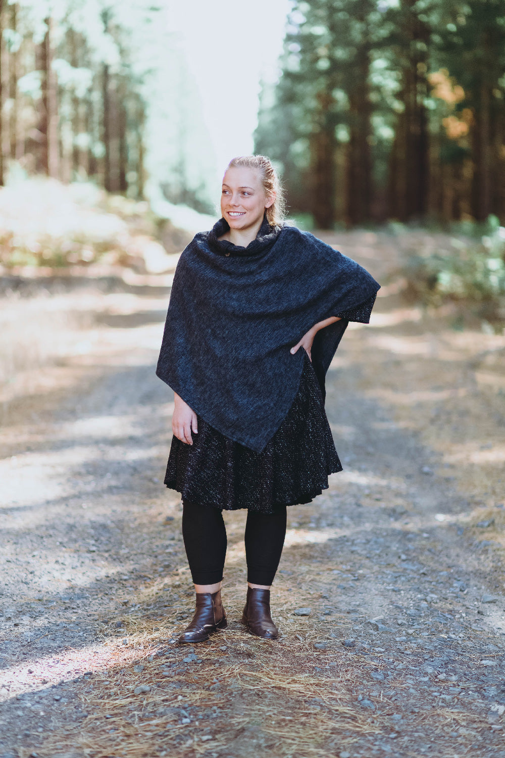 Roll Neck Poncho