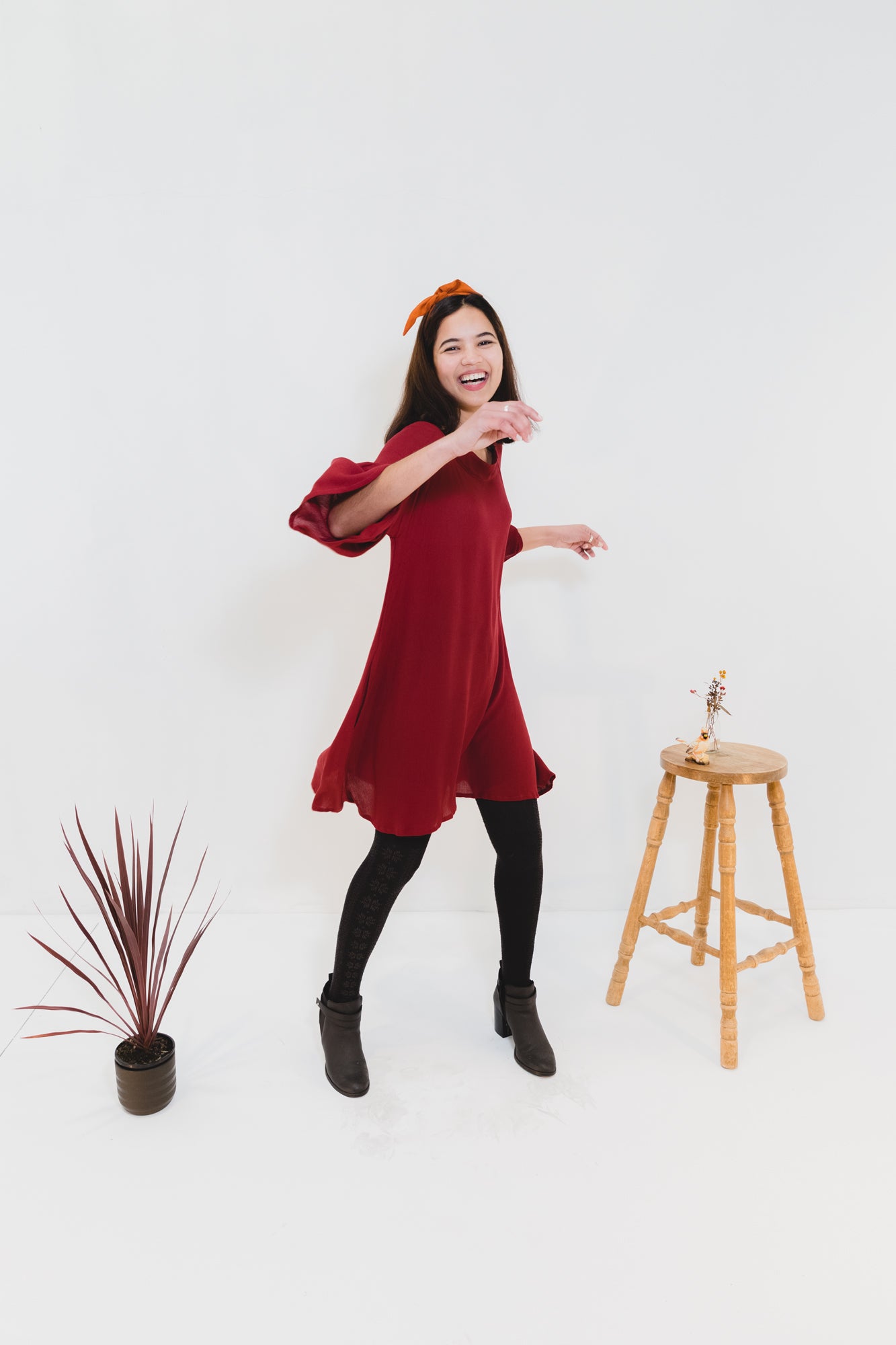Susie Dress Crimson