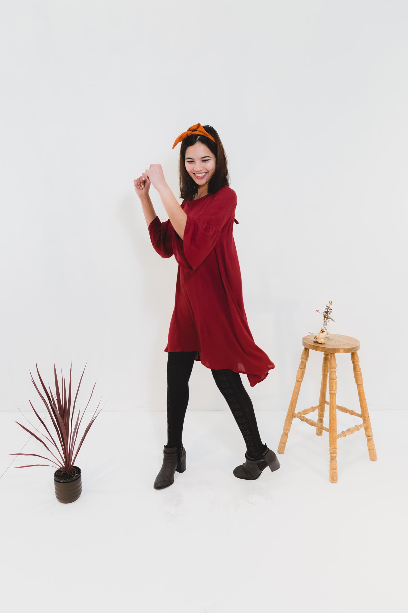 Susie Dress Crimson