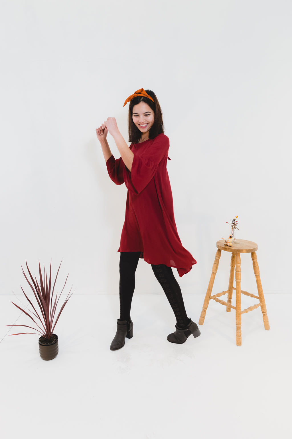 Susie Dress Crimson